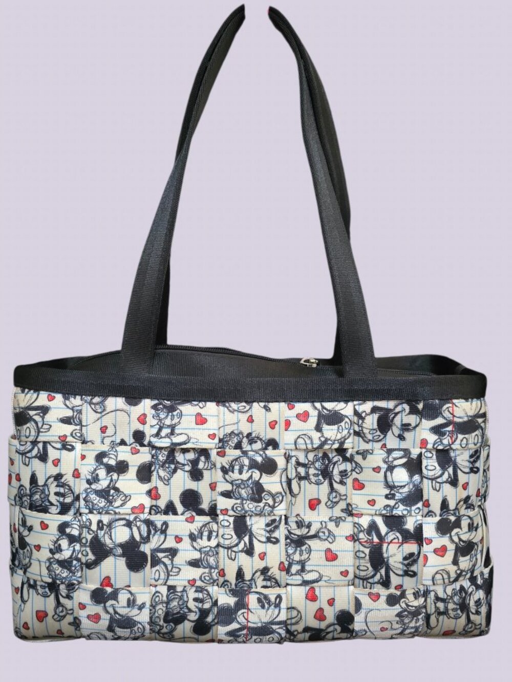 Disney Couture Harveys Mickey & Minnie Mouse Love Seatbelt Bag - Retired